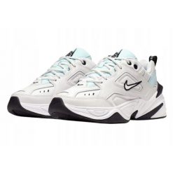 Buty Sportowe Damskie Nike W M2K Tekno. Białe buty do biegania Nike, bez wzorów, bez zapięcia, do biegania. Za 396.00 zł.