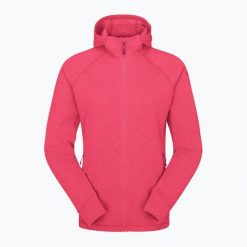 Bluza damska Rab Nexus Hoody. Czerwone bluzy RAB, bez wzorów, bez kaptura. Za 352.49 zł.