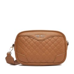 Torebka Nine West. Brązowe listonoszki Nine West, bez wzorów, bez dodatków. Za 199.99 zł.