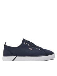 Tommy Hilfiger Tenisówki Vulc Canvas Sneaker FW0FW08063 Granatowy. Niebieskie trampki Tommy Hilfiger, bez wzorów, z materiału, bez zapięcia. Za 259.99 zł.