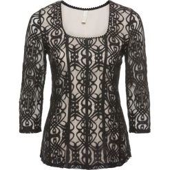 Top z koronką bonprix czarny. Topy marki 4f. Za 79.99 zł.