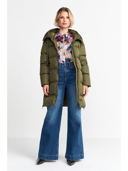 Rich & Royal Płaszcz pikowany w kolorze khaki rozmiar: 36. Brązowe płaszcze Rich & Royal, bez wzorów, bez kaptura. Za 561.95 zł.