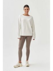 TATUUM Sweter w kolorze białym rozmiar: L. Białe swetry Tatuum, l, bez wzorów, ze splotem, bez ramiączek. Za 197.17 zł.