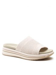 Remonte Klapki R2961-32 Różowy. Czerwone klapki Remonte, bez wzorów, z materiału, bez obcasa, bez zapięcia. Za 259.99 zł.