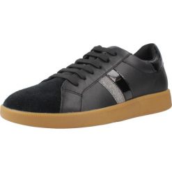 Buty GEOX D MELEDA Czarny. Czarne buty trekkingowe Geox, z tkaniny, bez zapięcia. Za 351.99 zł.