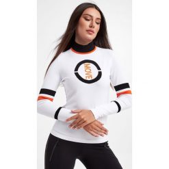 Sweter z półgolfem Maisie SPORTALM. Białe swetry Sportalm, bez wzorów, bez ramiączek. W wyprzedaży za 974.25 zł.