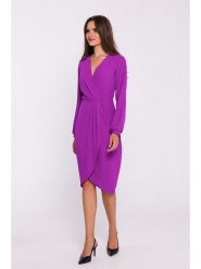 Stylove Sukienka w kolorze fioletowym rozmiar: M. Różowe sukienki Stylove, na co dzień, m, bez wzorów, bez kołnierzyka, bez ramiączek, midi, proste. Za 291.45 zł.