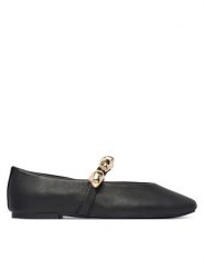 Steve Madden Baleriny Poppin Flat 11005437 Czarny. Czarne baleriny Steve Madden, bez wzorów, ze skóry, bez obcasa, bez zapięcia. Za 519.99 zł.