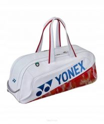 Torba tenisowa Yonex Expert Tournament Bag. Białe torby sportowe YONEX, bez wzorów, z materiału, na ramię. Za 659.00 zł.