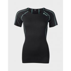 Koszulka termoaktywna damska Halti Ultra Cool Mesh SS. Czarne bielizna termoaktywna damska Halti, bez wzorów, z meshu, bez ramiączek, narciarskie. Za 249.99 zł.