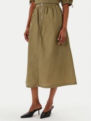 DKNY Spódnica trapezowa P5BNSAFC Zielony Regular Fit. Zielone spódnice DKNY, l, bez wzorów, z syntetyku, trapezowe. Za 309.99 zł.