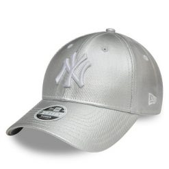 Czapka z daszkiem New Era. Szare czapki z daszkiem New Era, bez wzorów, z denimu. Za 129.99 zł.
