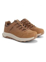 TRAVELIN' Skórzane buty turystyczne "Stege" w kolorze jasnobrązowym rozmiar: 39. Brązowe buty trekkingowe Travelin', bez wzorów, z materiału, bez zapięcia, outdoorowe. Za 391.99 zł.