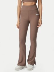 EA7 Emporio Armani Legginsy 7W001338 AF15721 U6041 Brązowy Slim Fit. Brązowe legginsy EA7 Emporio Armani, bez wzorów, z syntetyku. Za 359.99 zł.
