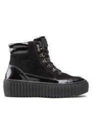 Rage Age Botki RA-69-06-000501 Czarny. Czarne botki Rage Age, bez wzorów, ze skóry, bez obcasa, na płaskiej podeszwie, bez zapięcia. Za 419.99 zł.