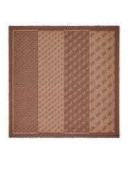 Guess Chusta AW5526 VIS03 Brązowy. Brązowe chusty Guess, z aplikacjami, z wiskozy. Za 194.99 zł.