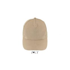 Czapka Sol's Buzz. Brązowe czapki z daszkiem SOL'S, bez wzorów. Za 20.00 zł.