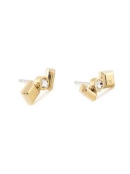 Calvin Klein Kolczyki 35000235 Złoty. Żółte kolczyki Calvin Klein, metalowe. Za 219.99 zł.
