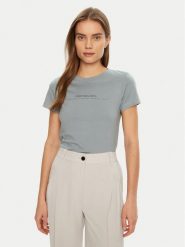 Calvin Klein Jeans T-Shirt Institutional Graphic J20J224990 Szary Slim Fit. Szare t-shirty Calvin Klein Jeans, l, bez wzorów, z bawełny, bez kołnierzyka, bez ramiączek. Za 139.99 zł.