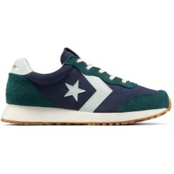 Buty sportowe Converse Omega Trainer. Niebieskie buty treningowe Converse, bez wzorów, z zamszu, bez zapięcia, na fitness i siłownię. Za 590.00 zł.