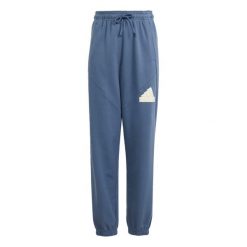 Future Icons Logo Pants. Białe spodnie sportowe adidas, bez wzorów, z dresówki, na jogę i pilates. Za 199.00 zł.
