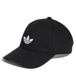 Czapka z daszkiem adidas. Czarne czapki z daszkiem adidas, bez wzorów. Za 89.99 zł.