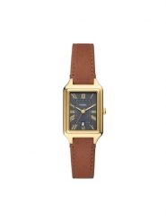 Fossil Zegarek Raquel ES5303 Brązowy. Brązowe, analogowe zegarki Fossil. Za 629.99 zł.