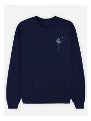 WOOOP Bluza "Pissenlit" w kolorze granatowym rozmiar: XXL. Niebieskie bluzy Wooop, xxl, bez wzorów, bez ramiączek, bez kaptura. Za 108.99 zł.