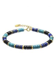 Luxenter Bransoletka z turkusami rozmiar: onesize. Niebieskie bransoletki Luxenter, z turkusem, srebrne. Za 130.50 zł.