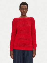 Morgan Sweter 251-MLOVE M Czerwony Regular Fit. Czerwone swetry Morgan, m, bez wzorów, z syntetyku, bez ramiączek. Za 169.99 zł.