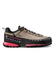 LA SPORTIVA Skórzane buty turystyczne "TX5 Low GTX" w kolorze beżowo-czarnym rozmiar: 38. Brązowe buty trekkingowe La Sportiva, bez wzorów, z gore-texu, bez zapięcia, outdoorowe, gore-tex. Za 569.68 zł.