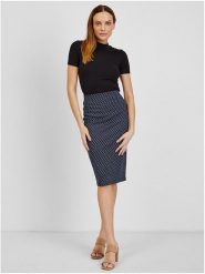 Orsay Spódnica w kolorze granatowo-białym rozmiar: S. Niebieskie spódnice Orsay, s, bez wzorów, midi. Za 48.05 zł.