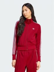 Adidas Bluza Firebird Classic KV9553 Czerwony Regular Fit. Czerwone bluzy adidas, xs, bez wzorów, z syntetyku, bez kaptura. Za 328.99 zł.