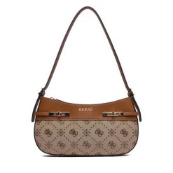 Torebka Guess. Brązowe torebki klasyczne Guess, z aplikacjami, klasyczne, bez dodatków. Za 589.99 zł.