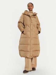 Weekend Max Mara Kurtka puchowa Dolly 2425496052 Beżowy Relaxed Fit. Brązowe kurtki Weekend Max Mara, bez wzorów, z puchu, bez kaptura. Za 2,179.00 zł.