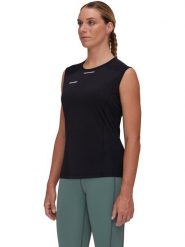 Mammut Top funkcyjny "Aenergy FL Cap" w kolorze czarnym rozmiar: XS. Czarne topy Mammut, xs, bez wzorów, bez kołnierzyka, bez ramiączek. Za 119.95 zł.