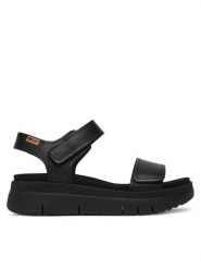 Pikolinos Sandały Palma W4N-0940 Czarny. Czarne sandały Pikolinos, bez wzorów, ze skóry, bez obcasa, na płaskiej podeszwie, bez zapięcia. Za 559.99 zł.