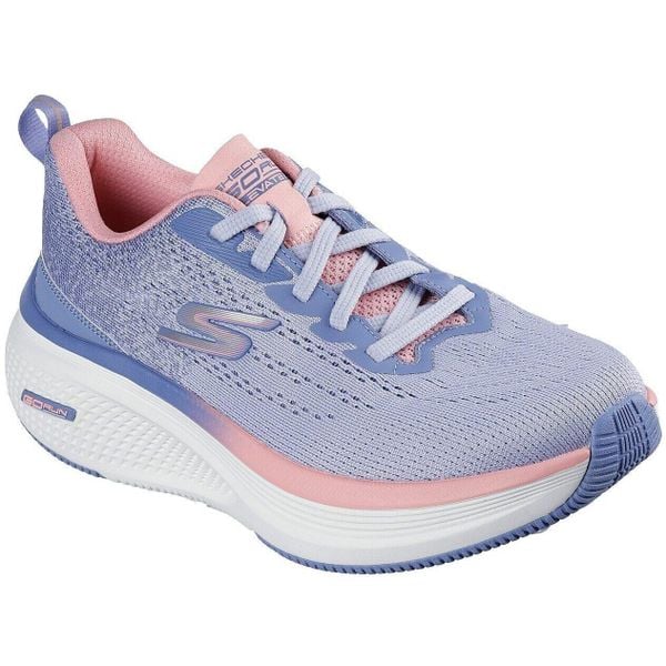 Buty sportowe damskie Skechers Go Run Elevate 2.0. Niebieskie buty sportowe lifestyle Skechers, bez wzorów, sportowe, bez zapięcia. Za 390.00 zł.