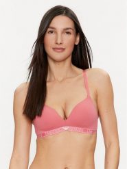 Emporio Armani Underwear Biustonosz bezfiszbinowy 164410 4R223 05373 Różowy. Czerwone biustonosze Emporio Armani Underwear, bez wzorów, z bawełny. Za 129.99 zł.