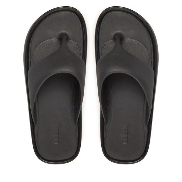 Japonki Melissa. Czarne japonki Melissa, bez wzorów. Za 359.99 zł.