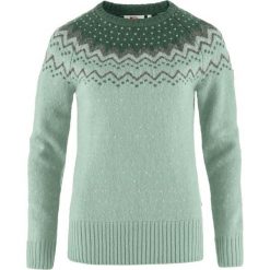 Sweter damski Fjallraven Ovik Knit Sweater. Zielone swetry Fjällräven, na jesień, m, bez wzorów, z dzianiny, biznesowe, bez ramiączek. Za 960.45 zł.