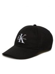 Calvin Klein Jeans Czapka z daszkiem Monologo LV04K5026G Czarny. Czarne czapki z daszkiem Calvin Klein Jeans, bez wzorów, z bawełny. Za 179.99 zł.