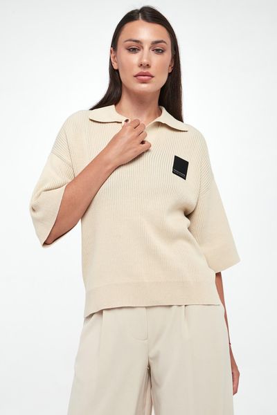 Sweter damski z krótkim rękawem ARMANI EXCHANGE. Swetry Armani Exchange, l, bez wzorów, bez ramiączek. W wyprzedaży za 426.30 zł.
