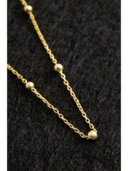 Lodie Silver Srebrny naszyjnik z elementami ozdobnymi - dł. 43 cm rozmiar: onesize. Szare naszyjniki Lodie Silver, z materiału, srebrne. Za 56.95 zł.