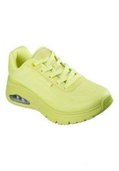 Buty sportowe damskie Skechers Uno Flex Spring On. Żółte buty treningowe Skechers, bez wzorów, z materiału, bez zapięcia. Za 490.00 zł.