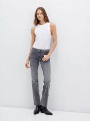 MAVI Dżinsy "Bella" - Slim fit - w kolorze szarym rozmiar: W28/L34. Szare jeansy Mavi, l, bez wzorów, klasyczne. Za 164.95 zł.