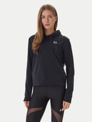 Under Armour Bluza UA Sport Terry 6011015 Czarny Regular Fit. Czarne bluzy bez kaptura Under Armour, l, bez wzorów, z bawełny, bez kaptura. Za 249.99 zł.