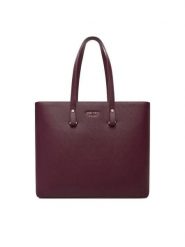 Nine West Torebka CEO-MIA-S211024-9 Bordowy. Czerwone shopper bag Nine West, bez wzorów, z materiału, bez dodatków. Za 249.99 zł.