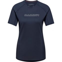 Koszulka sportowa damska Mammut Selun Fl Logo. Zielone t-shirty sportowe Mammut, m, bez wzorów, z bawełny, bez ramiączek, trekkingowe. Za 397.00 zł.