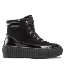 Botki Rage Age. Czarne botki Rage Age, bez wzorów, bez obcasa, na płaskiej podeszwie, bez zapięcia. Za 419.99 zł.